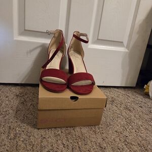 Sugar Red Women's Heels Size 10